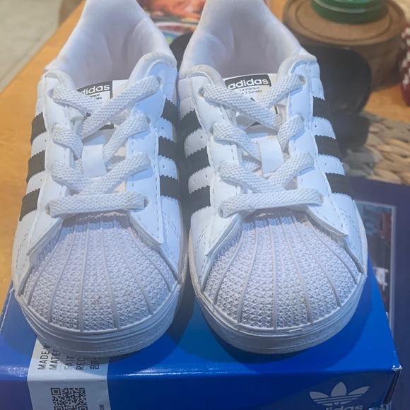 Adidas Superstar EL I 6.5T white/Black - Picture 1 of 8